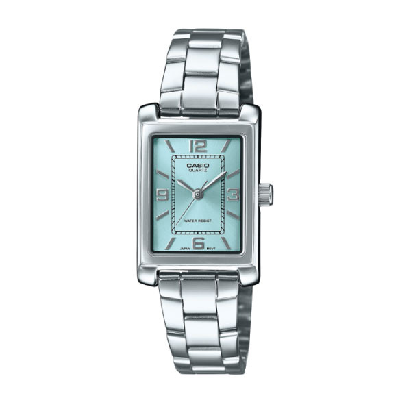 Casio Casio Women 3H Watch - Silver / Blue | LTP-1234DD-2ADF - Other - Lebanon