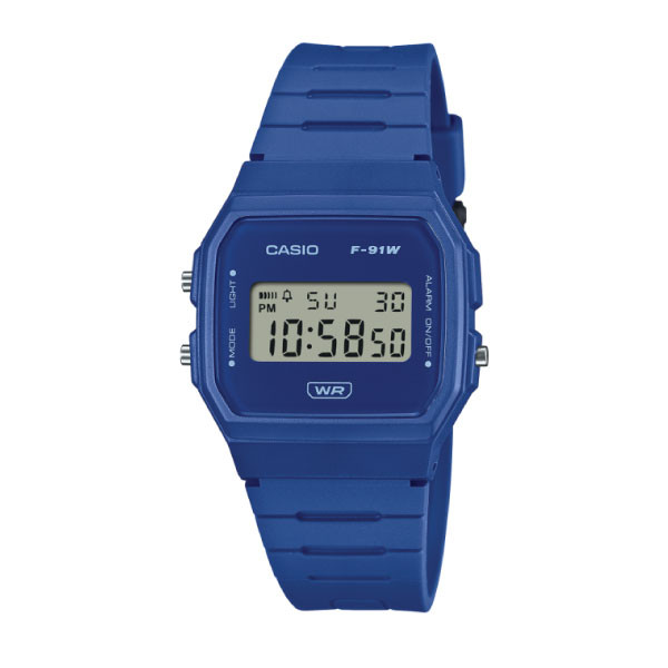 Casio Casio Vintage Digital Men Watch - Blue / Light Blue | F-91WB-2A1DF - Other - Lebanon
