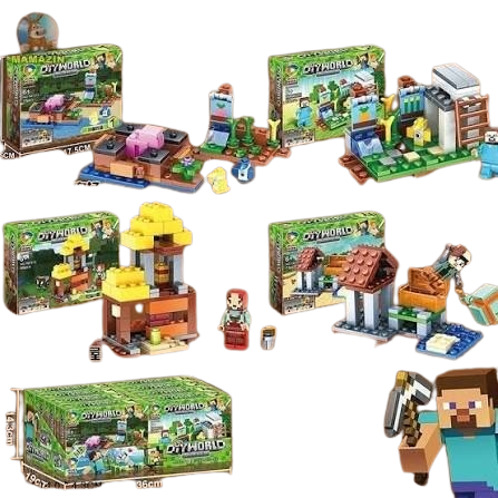 DIY World Mini Building Block Assortment | GT-112 - Toys & Games - Lebanon