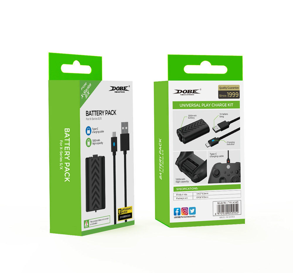 Dobe DOBE Rechargeable Battery Pack for Xbox DOBE Rechargeable Battery Pack for Xbox Series X/S Controllers | TYX-0634B - Gaming - Lebanon