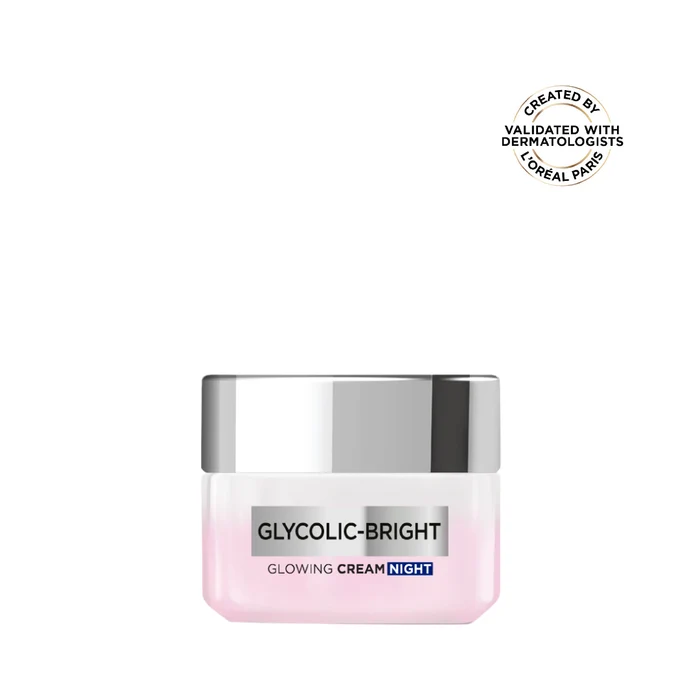 L'Oréal L'Oréal Paris Glycolic-Bright Glowing Night Cream 50ml - Beauty & Personal Care - Lebanon