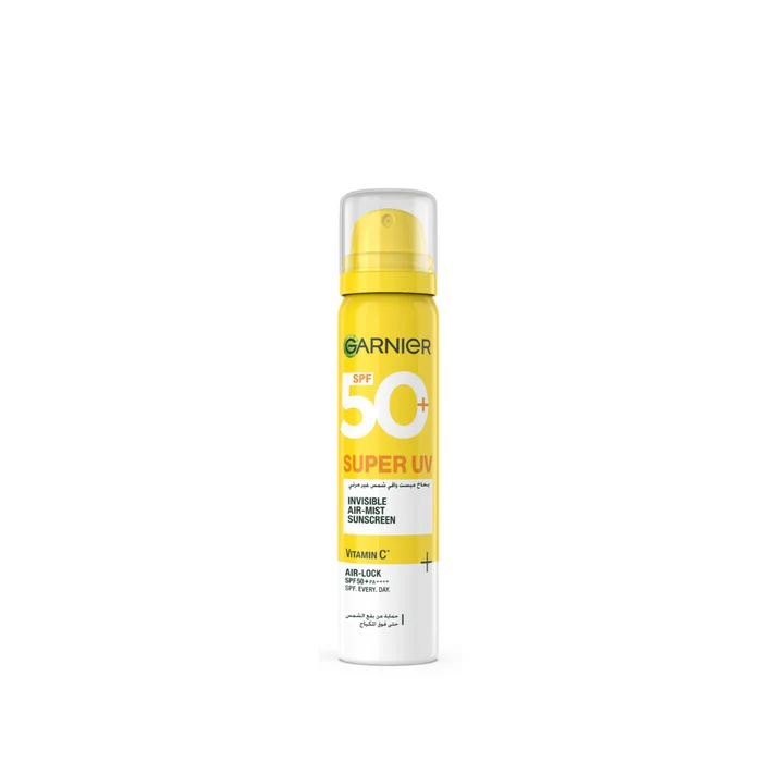 Garnier Garnier Super UV Invisible Air Mist Face & Body Sunscreen SPF50+ 75ml - Beauty & Personal Care - Lebanon