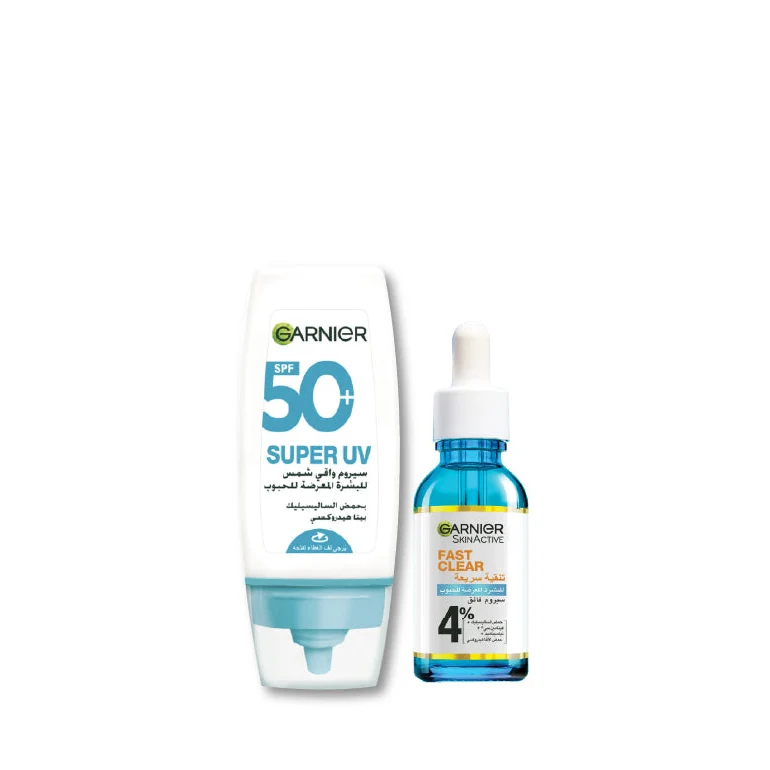 Garnier Garnier Fast Clear x Fast Clear Duo Bundle - Beauty & Personal Care - Lebanon