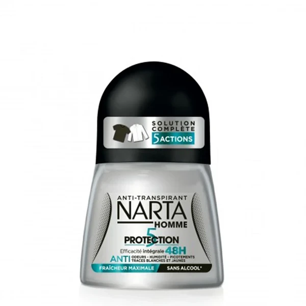 Garnier Garnier Narta 5 Protect Roll-On Deodorant for Men 50ml - Beauty & Personal Care - Lebanon