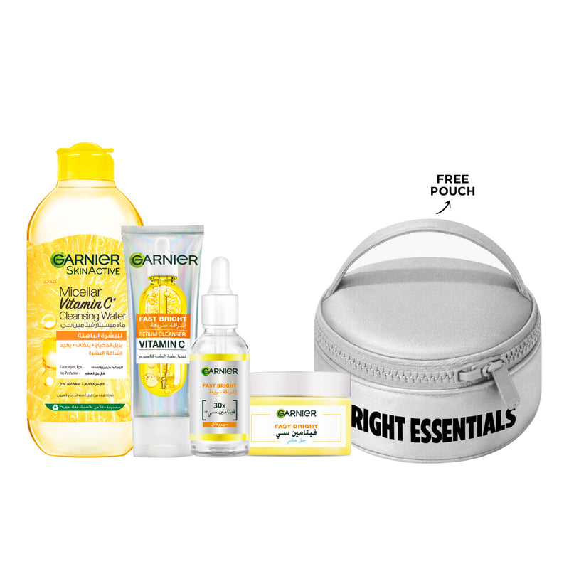 Garnier Garnier Skin Active Fast Bright Anti-Dark Spots Routine Bundle - Beauty & Personal Care - Lebanon