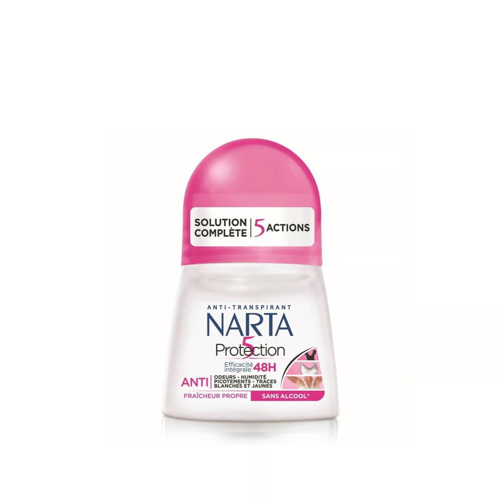 Garnier Garnier Narta 5 Protect Roll-On Deodorant for Women 50ml - Beauty & Personal Care - Lebanon