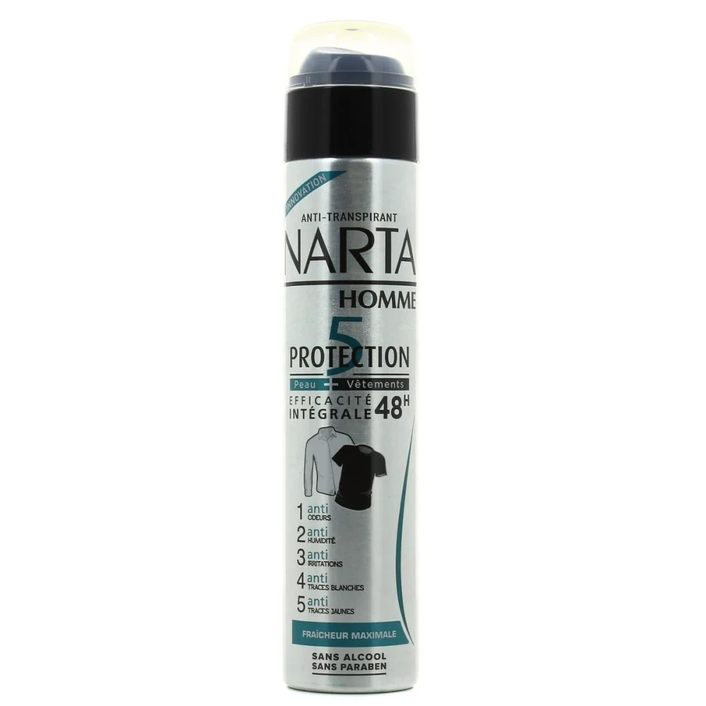 Garnier Garnier Narta 5 Protect Deodorant Spray for Men 200ml - Beauty & Personal Care - Lebanon