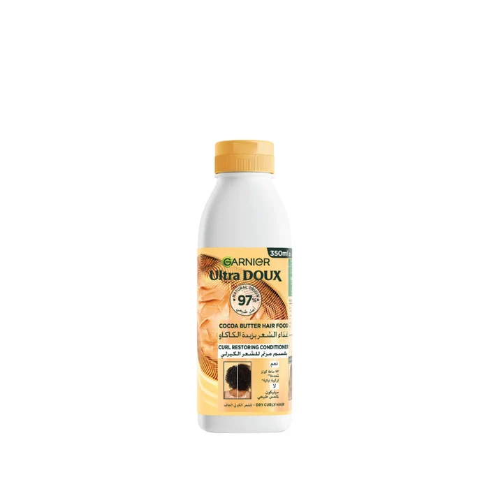 Garnier Garnier Hair Food Conditioner with Cocoa Butter 350ml - Beauty & Personal Care - Lebanon
