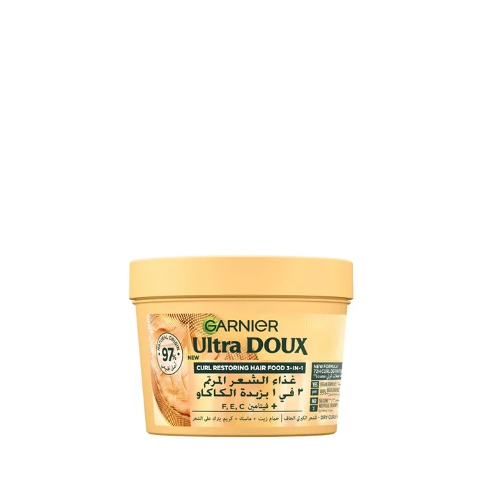 Garnier Garnier Ultra Doux Hair Food Cocoa Hair Mask 390ml - Beauty & Personal Care - Lebanon