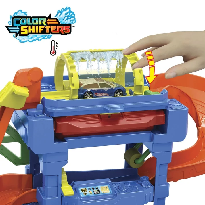 Hot Wheels Hot Wheels City Car Wash with Rotating Tunnel Circuit - Toys & Games - Lebanon