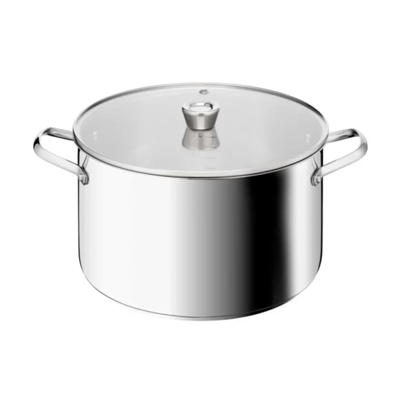 Tefal Tefal Emotion+ XL Stockpot 32cm 13.8L with Lid - Stainless Steel | E3368555 - Home & Kitchen - Lebanon