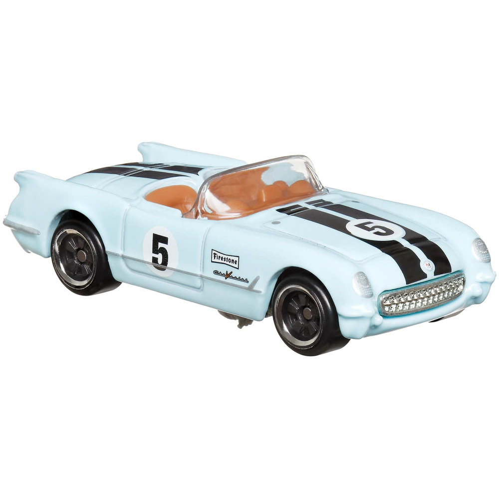 Hot Wheels Hot Wheels 1955 Corvette Blue Vintage Racing Club 2/6 - Toys & Games - Lebanon