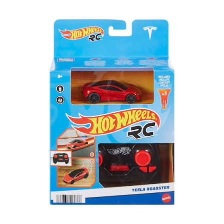Hot Wheels Hot Wheels R/C 1:64 Scale Tesla Roadster Remote-Control Toy Car - Toys & Games - Lebanon