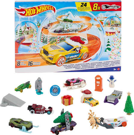 Hot Wheels Hot Wheels 2024 Advent Calendar with 8 1:64 Scale Cars - Toys & Games - Lebanon