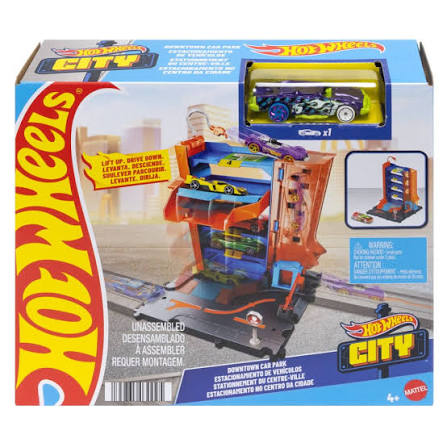 Hot Wheels Hot Wheels City Downtown Car Park Garage Playset - Toys & Games - Lebanon