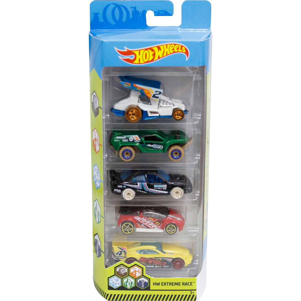 Hot Wheels Hot Wheels 5-Car Pack HW Extreme Race - Toys & Games - Lebanon