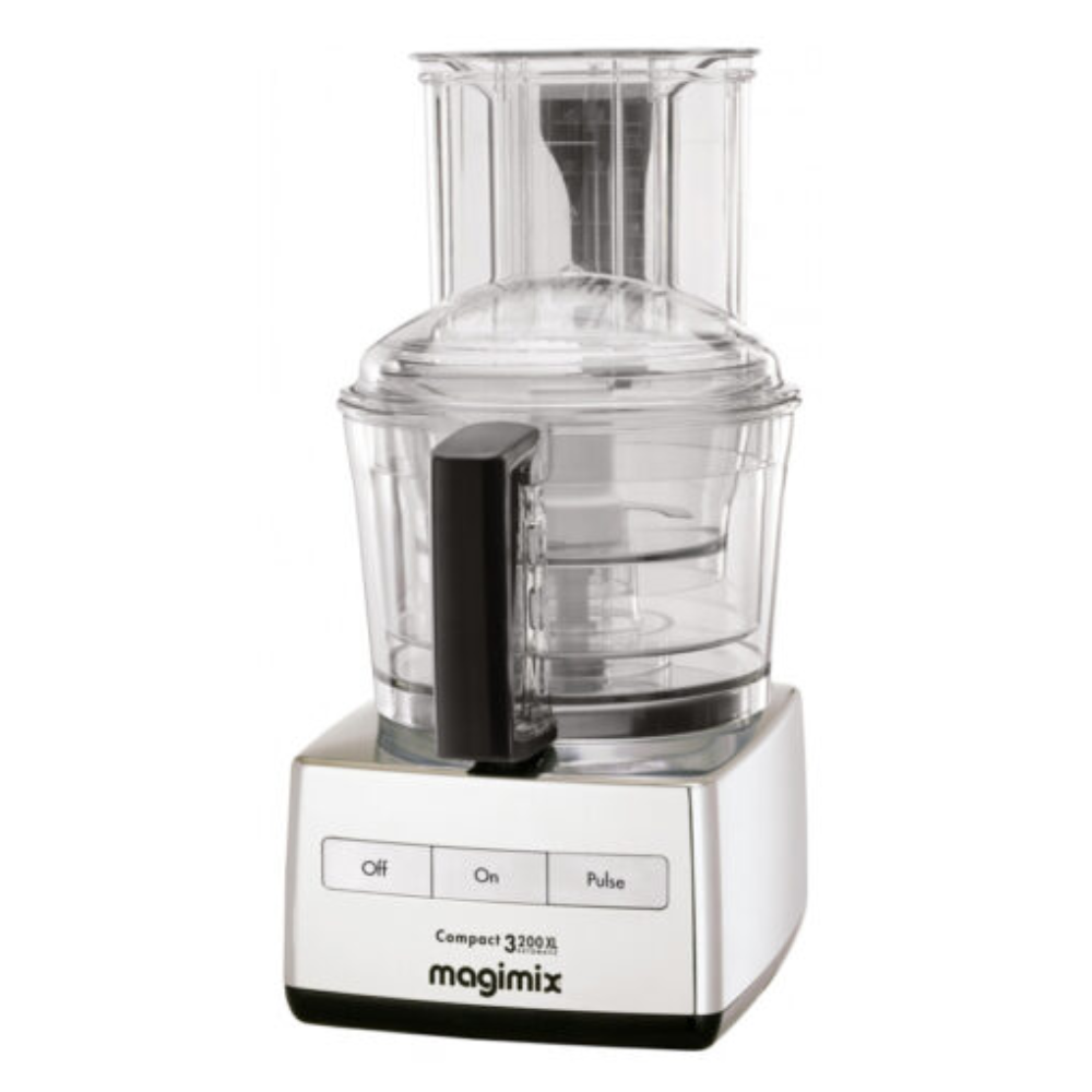 Magimix Magimix Compact 3200XL Food Processor, 650W - Chrome | MX3200CHXL - Computers & Tech - Lebanon