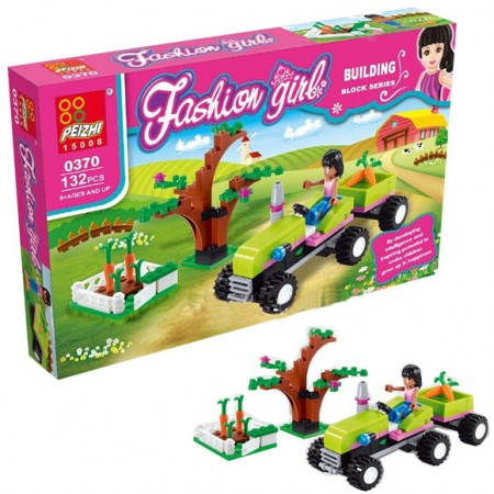 Fashion Girl Farm Vehicle 132+ Piece Building Blocks Set | 0370 - Toys & Games - Lebanon