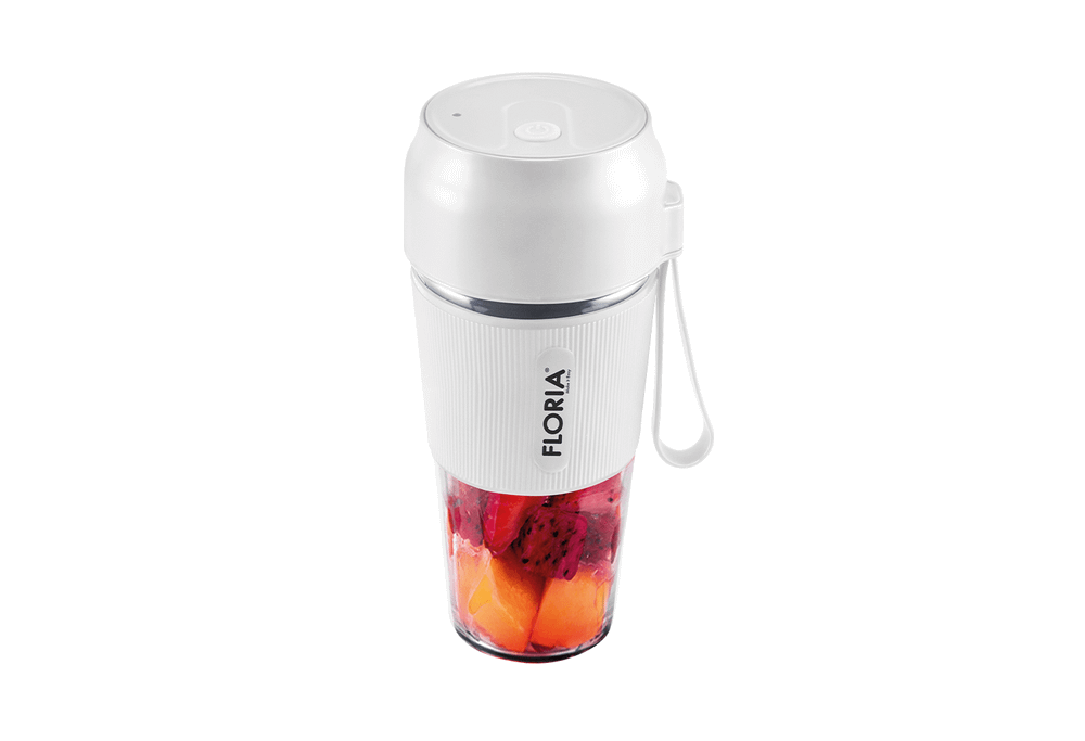 Zilan Zilan Floria Rechargeable Portable Blender 50W 300ml - White | ZLN1720 - Home & Kitchen - Lebanon
