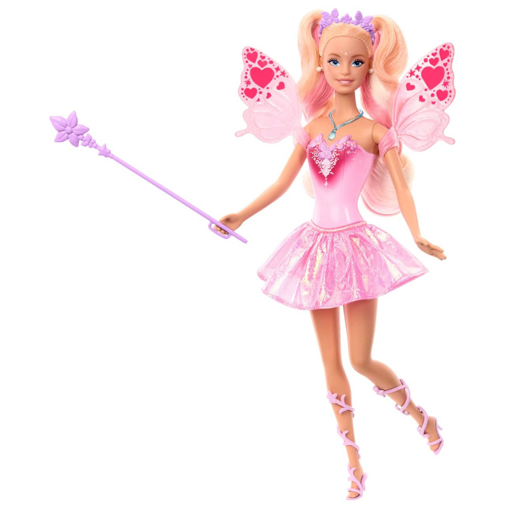 Barbie Barbie Fantasy Fairy Doll with Color-Change Wings, Wand & Accessories | JCP76 - Toys & Games - Lebanon