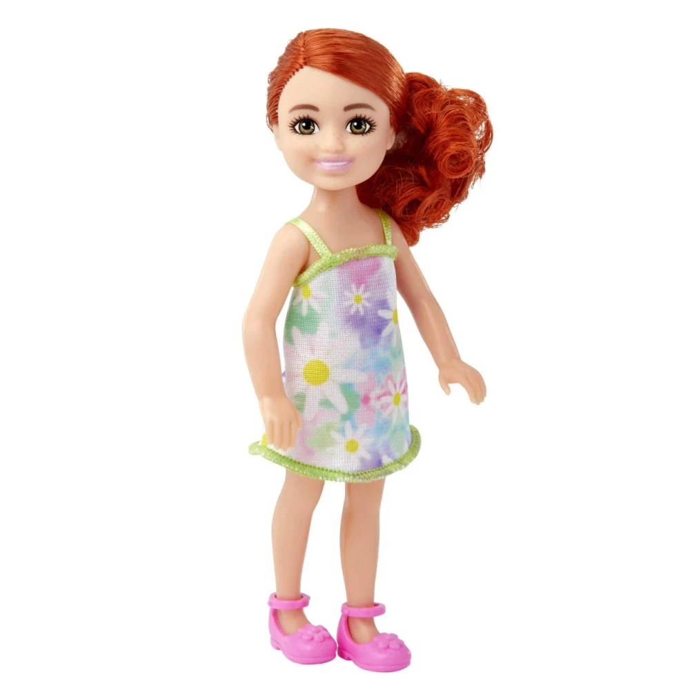 Barbie Barbie Club Chelsea Doll with Red Hair & Floral Dress | HNY56 - Toys & Games - Lebanon