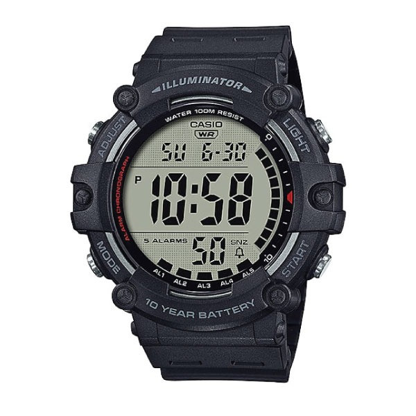 Casio Casio Digital Watch – Black Case, Dial & Resin Strap | AE-1500WHX-1AVDF - Phones & Wearables - Lebanon