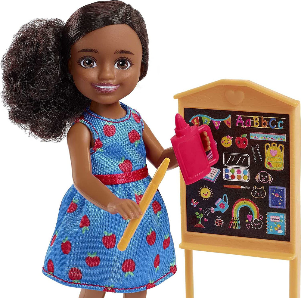 Barbie Barbie Chelsea Can Be Teacher Doll & Playset with Classroom Accessories | HCK69 - Toys & Games - Lebanon