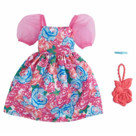 Barbie Barbie Fashion Pack with Pink Floral Dress & Accessories | GRC00 - Toys & Games - Lebanon