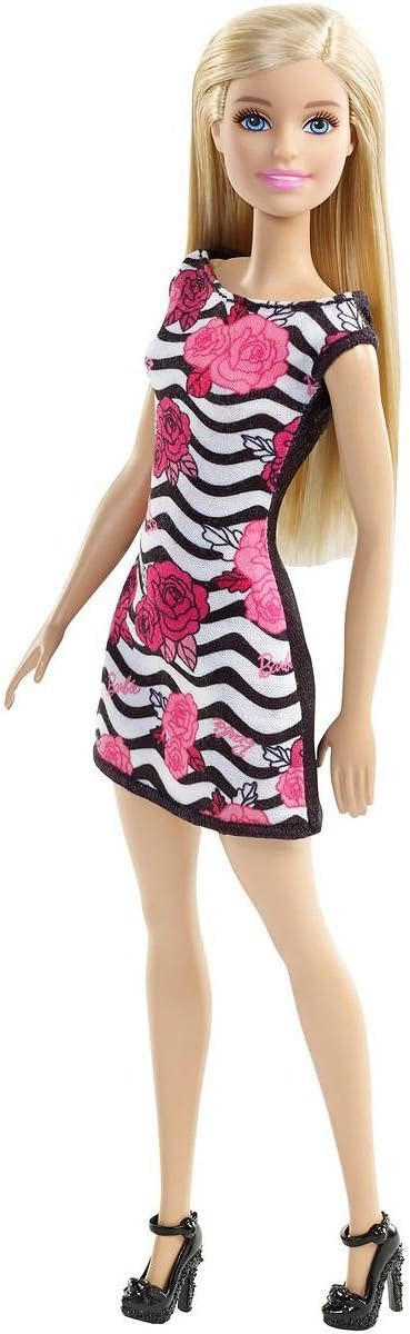 Barbie Barbie Entry Doll with Blonde Hair & White Floral Dress | DVX86 - Toys & Games - Lebanon