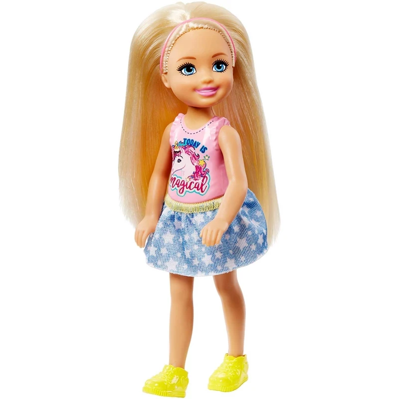 Barbie Barbie Club Chelsea Stars & Unicorns Doll with Brunette Hair | GHV63 - Toys & Games - Lebanon