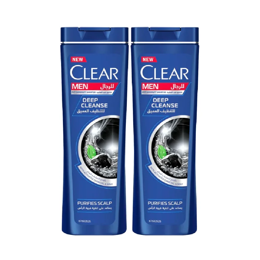 clear Clear Anti-Dandruff Men Shampoo Deep Cleanse 360ml, 2 @ 20% OFF - Beauty & Personal Care - Lebanon