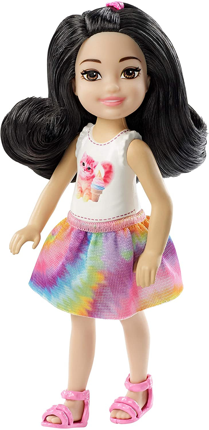 Barbie Barbie Club Chelsea Doll Brunette with Kitty Top | FXG77 - Toys & Games - Lebanon
