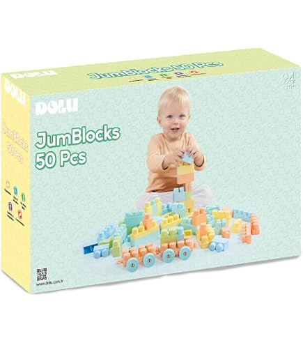 Dolu Dolu JumBlocks Building Blocks 50 Pieces | 5212 - Toys & Games - Lebanon