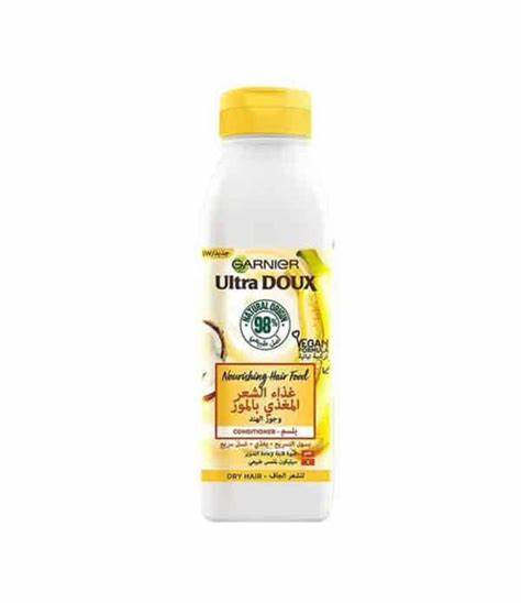 Garnier Garnier Ultra Doux Vegan Hair Food Banana And Shea Butter Nourishing Conditioner For Dry Hair 350ml - Beauty & Personal Care - Lebanon