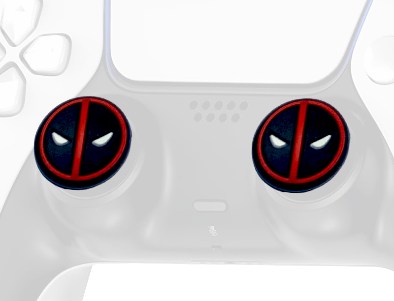 DeadSkull New Thumb Grips - Deadpool Design for PS4/PS5