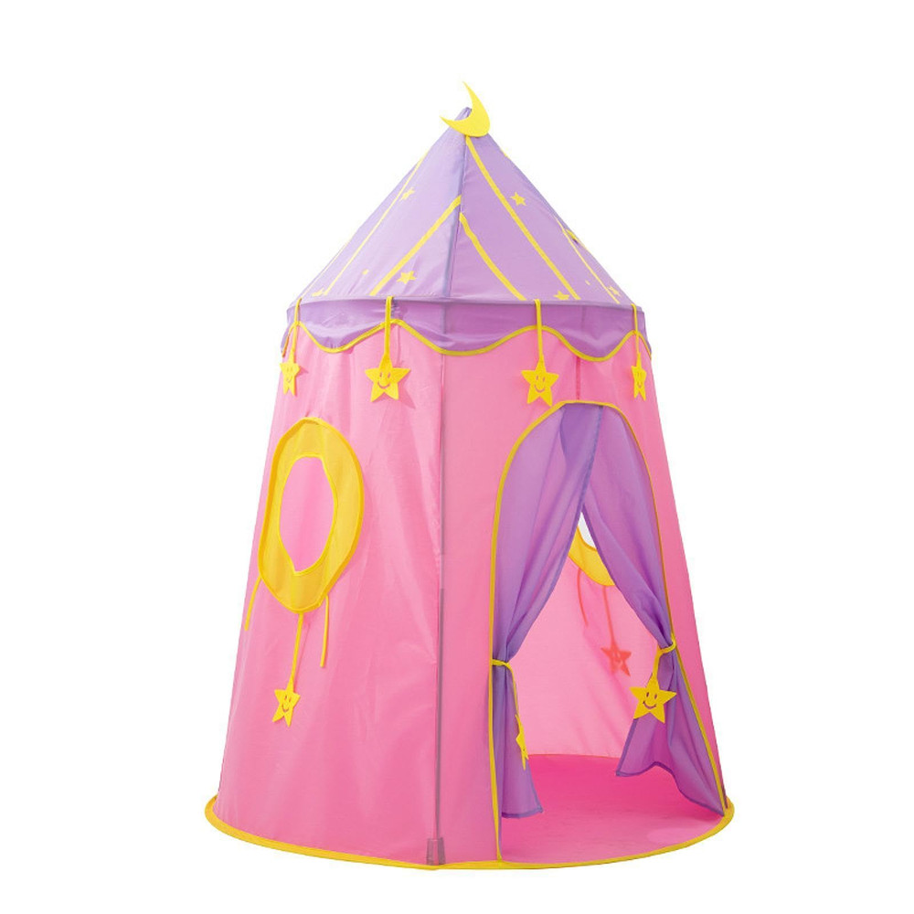 Guan Sheng Children's Castle Tent - Pink & Purple | GS1205A - Toys & Games - Lebanon