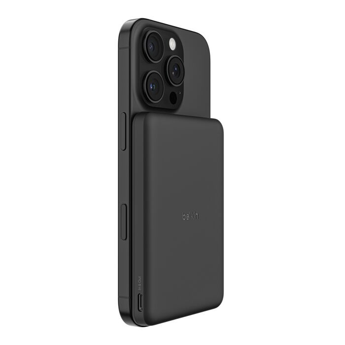 Belkin 5,000mAh Magnetic Power Bank 7.5W Wireless & 15W USB-C | BPD010HQBK