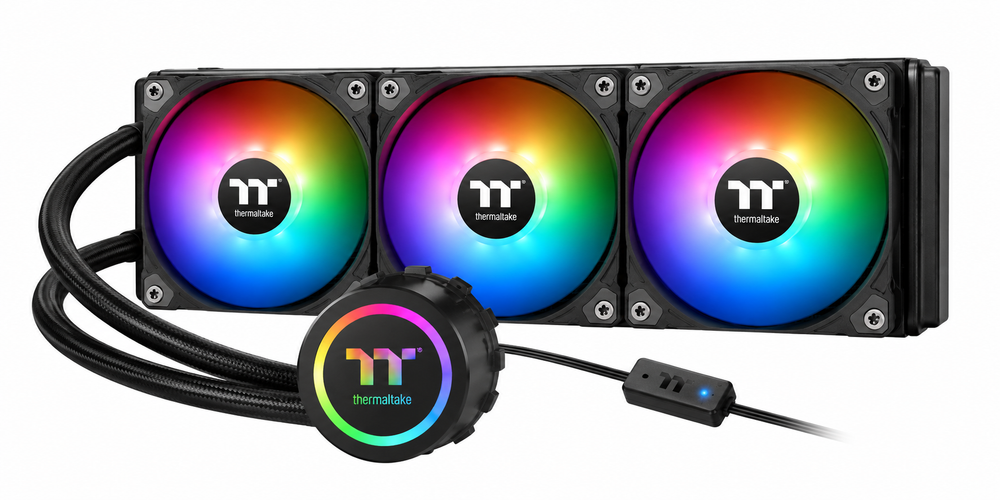 Thermaltake X360 ARGB 360mm All-In-One Liquid CPU Cooler – Black | CL-W339-PL36SW-A-B