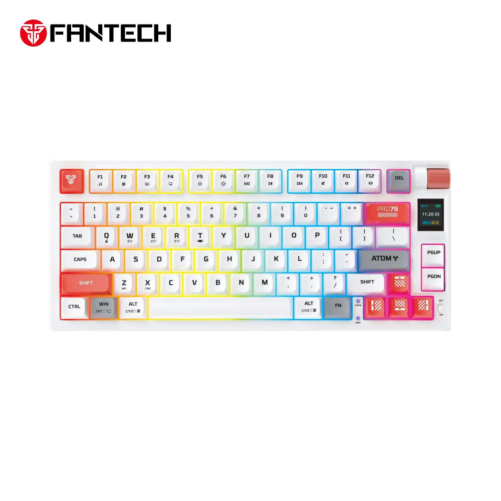 Fantech Fantech MK917 ATOM PRO79 Mechanical Gaming Keyboard - White | MK917 - Computers & Tech - Lebanon