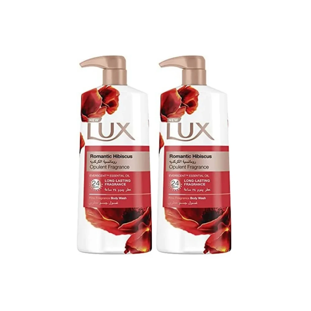 LUX LUX Perfumed Body Wash Romantic Hibiscus 700ml - Pack of 2 | 290878 - Beauty & Personal Care - Lebanon