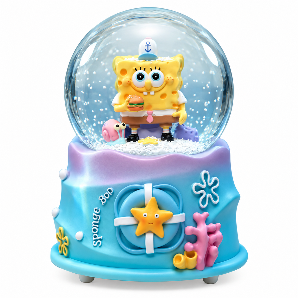 SpongeBob Decorative Snow Globe with Blue Base | Z1205 - Toys & Games - Lebanon