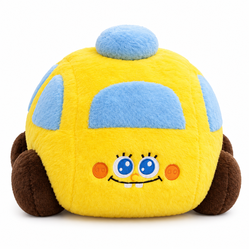 SpongeBob Yellow Car Plush Toy | Z325 - Toys & Games - Lebanon