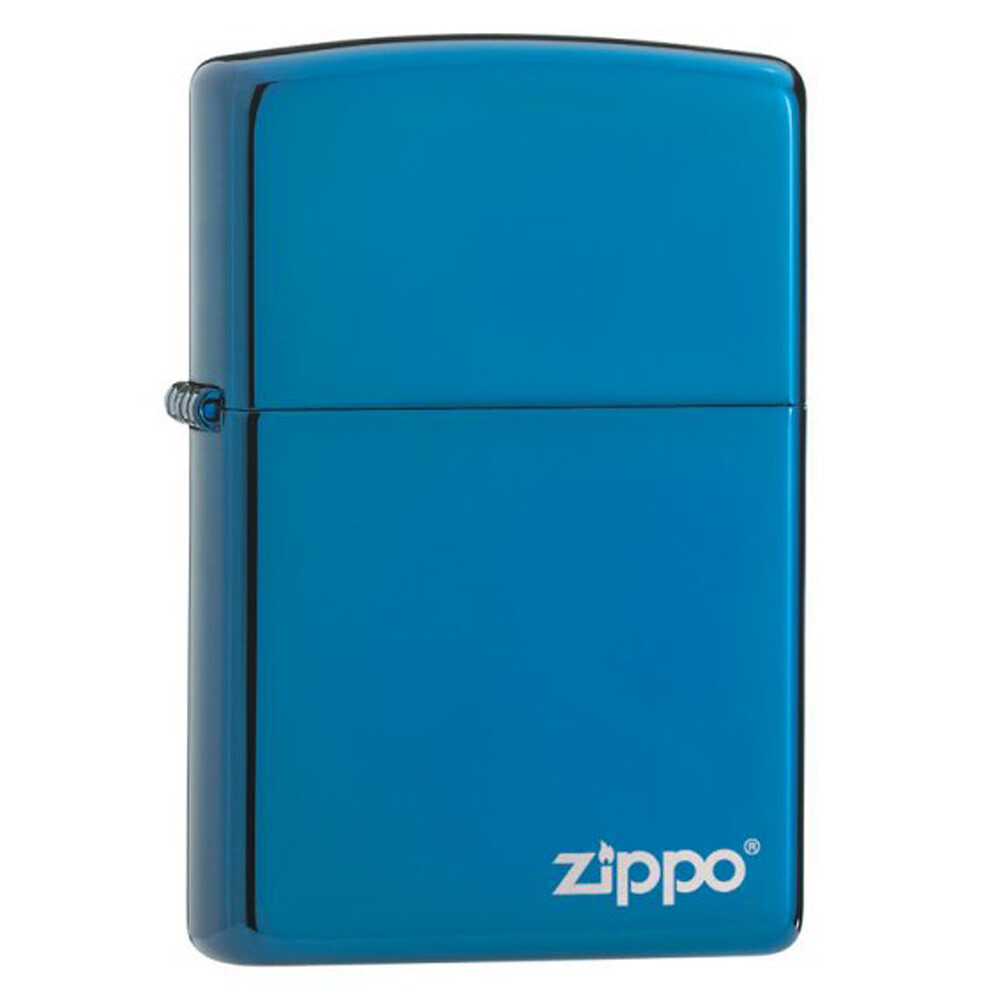 Zippo Zippo Sapphire Logo Pocket Lighter | 20446ZL - Home & Kitchen - Lebanon