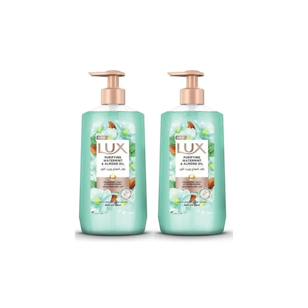 LUX LUX Hand Wash Purify Watermint & Almond Oil 500ml - Pack of 2, 20% Off - Beauty & Personal Care - Lebanon