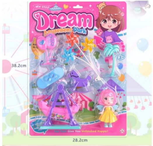 Dream Amusement Park Doll & Ferris Wheel Playset | HS016-1 - Toys & Games - Lebanon