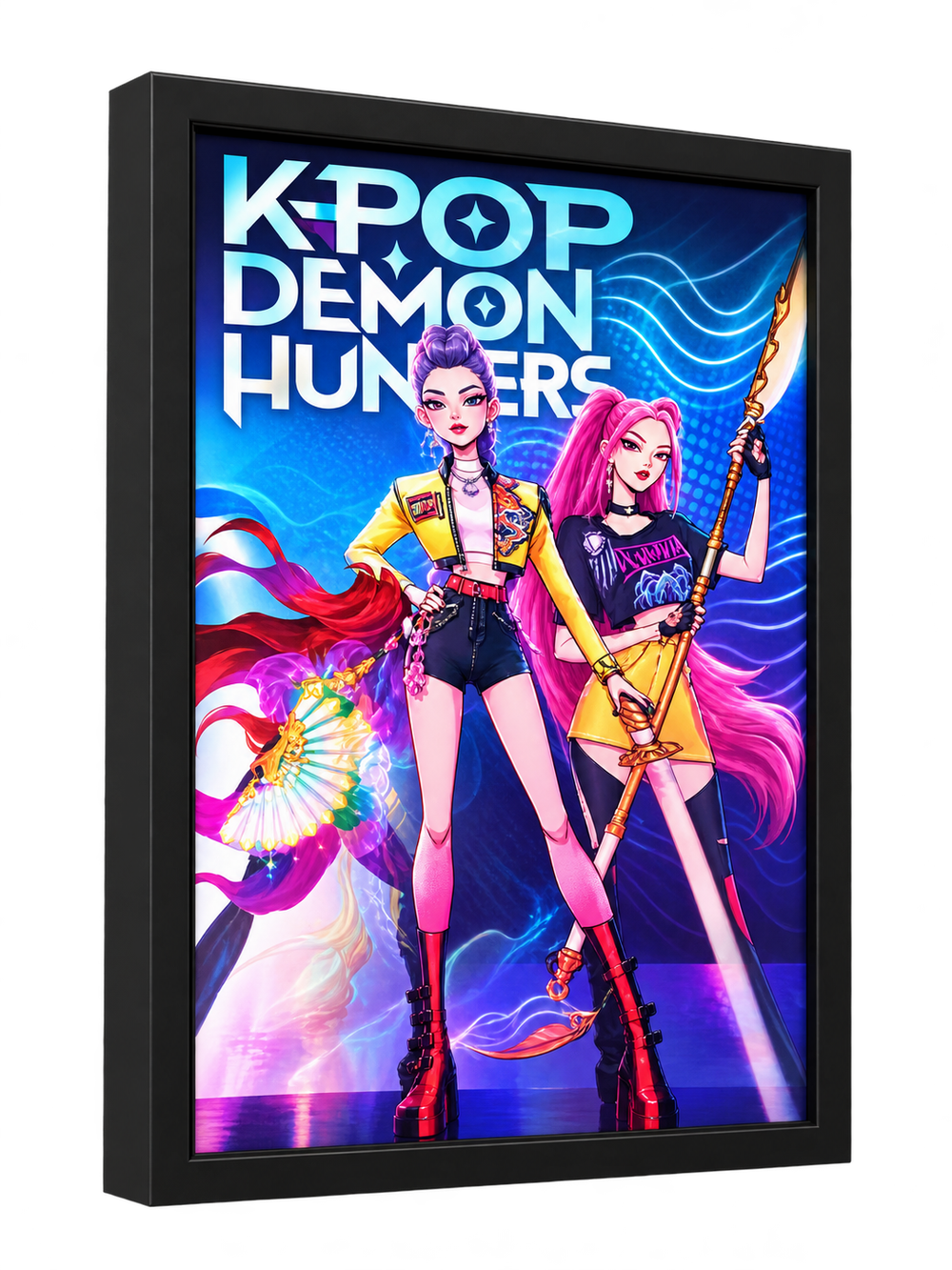 KPop Demon Hunters Framed Wall Art Picture | Z1311