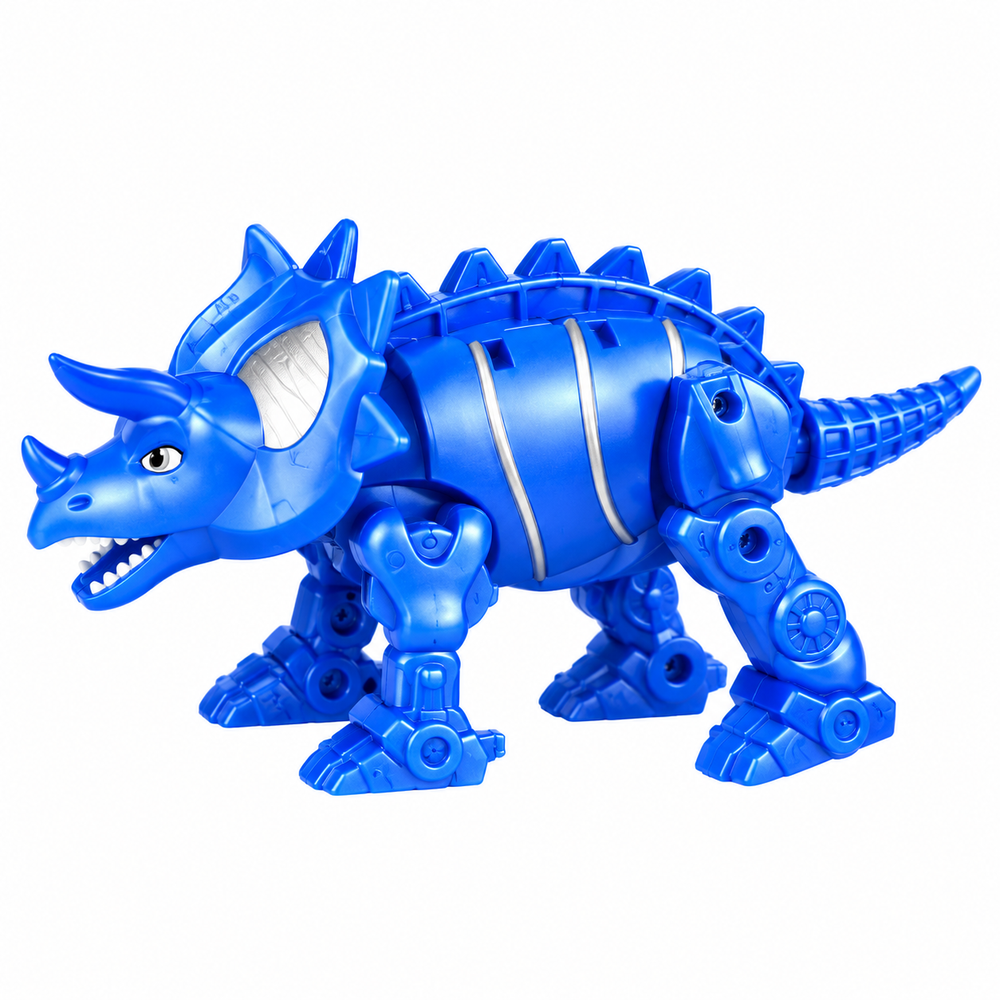 Dinosaur Soldier DIY Mechanical T-Rex Toy - Blue | XK999-1 - Toys & Games - Lebanon