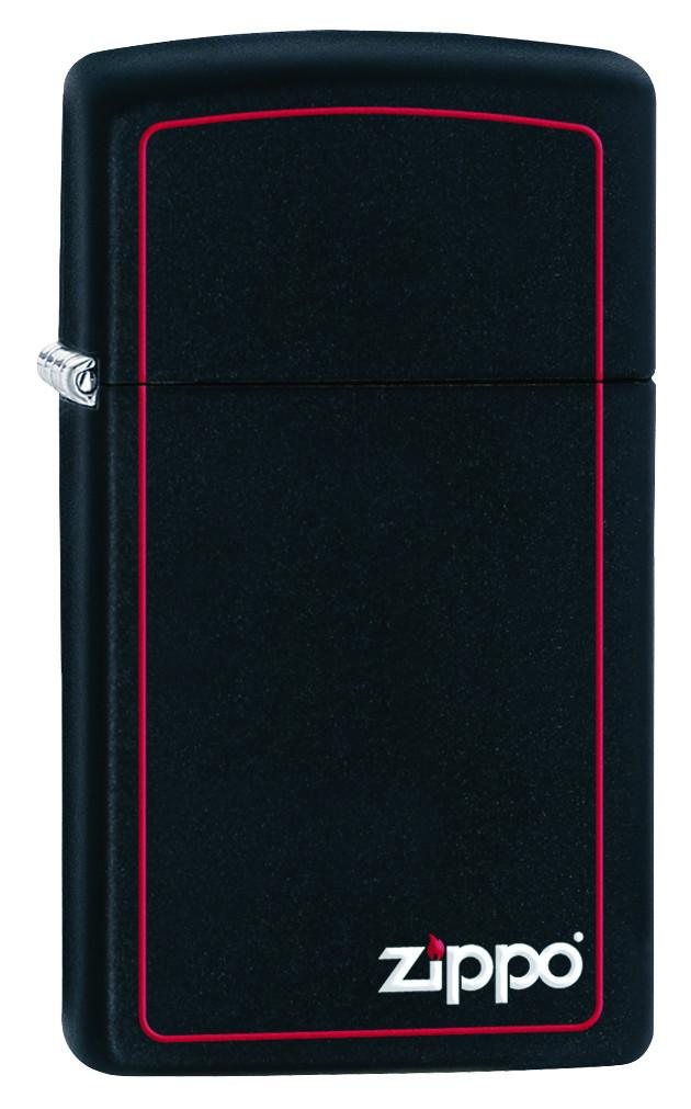 Zippo Zippo Black Matte with Zippo Border Windproof Lighter | 218ZB - Home & Kitchen - Lebanon