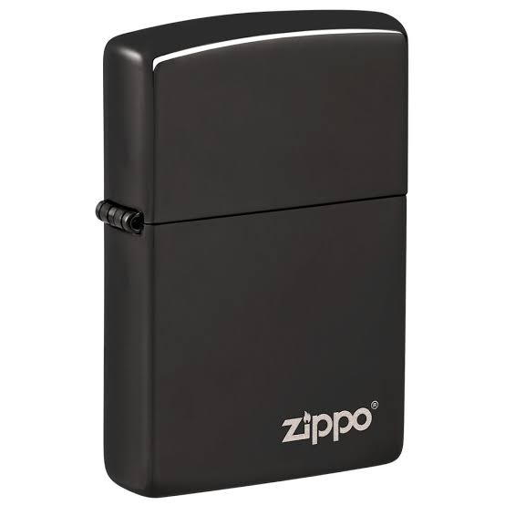 Zippo Zippo Ebony with Laser-Engraved Zippo Logo Windproof Lighter | 24756ZL - Home & Kitchen - Lebanon