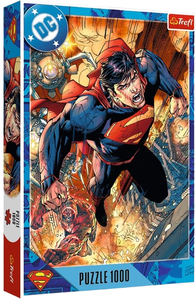 Trefl Trefl DC Superman in Action 1000-Piece Jigsaw Puzzle | 10936 - Toys & Games - Lebanon
